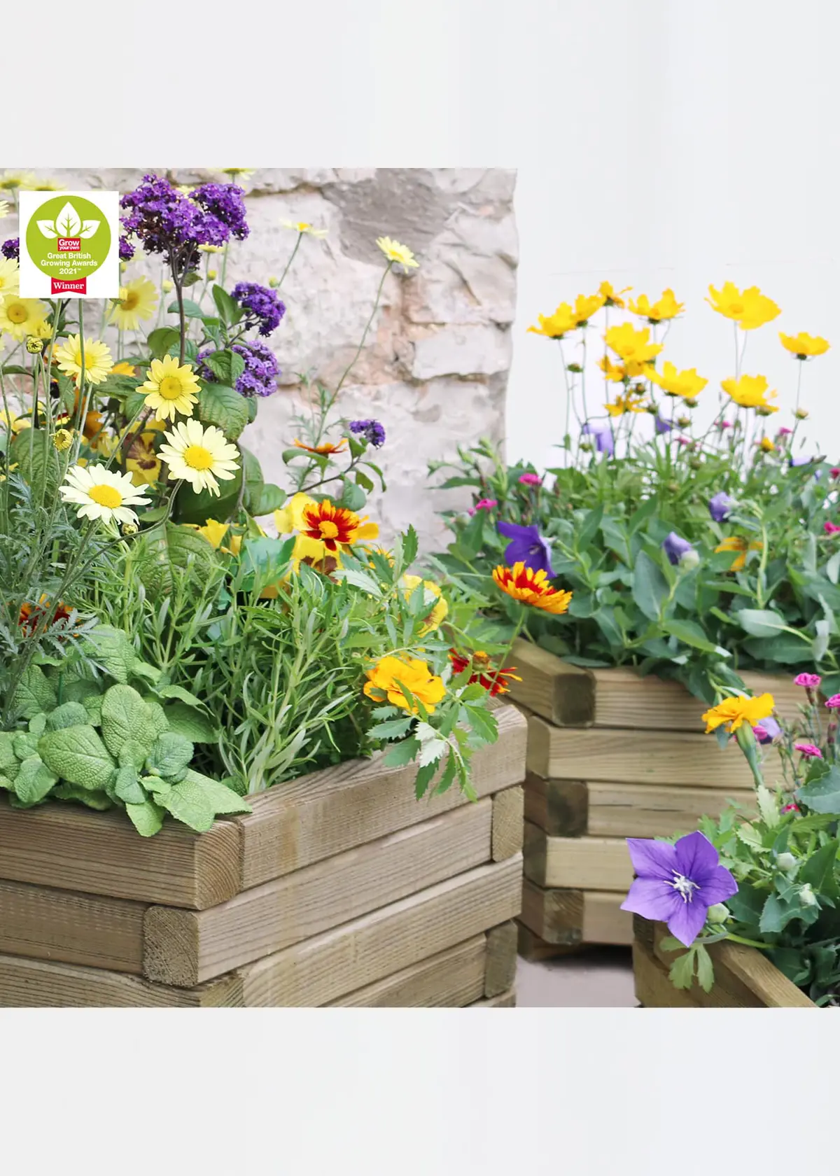 A photo of Marford Hexagonal Planter Set of 3