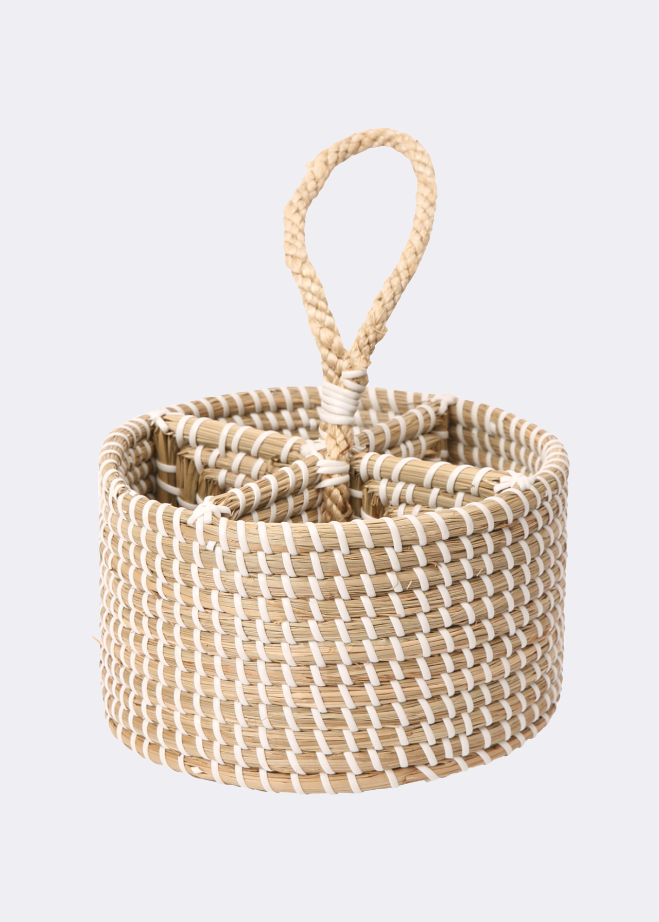 Sintra seagrass cutlery caddy - natural