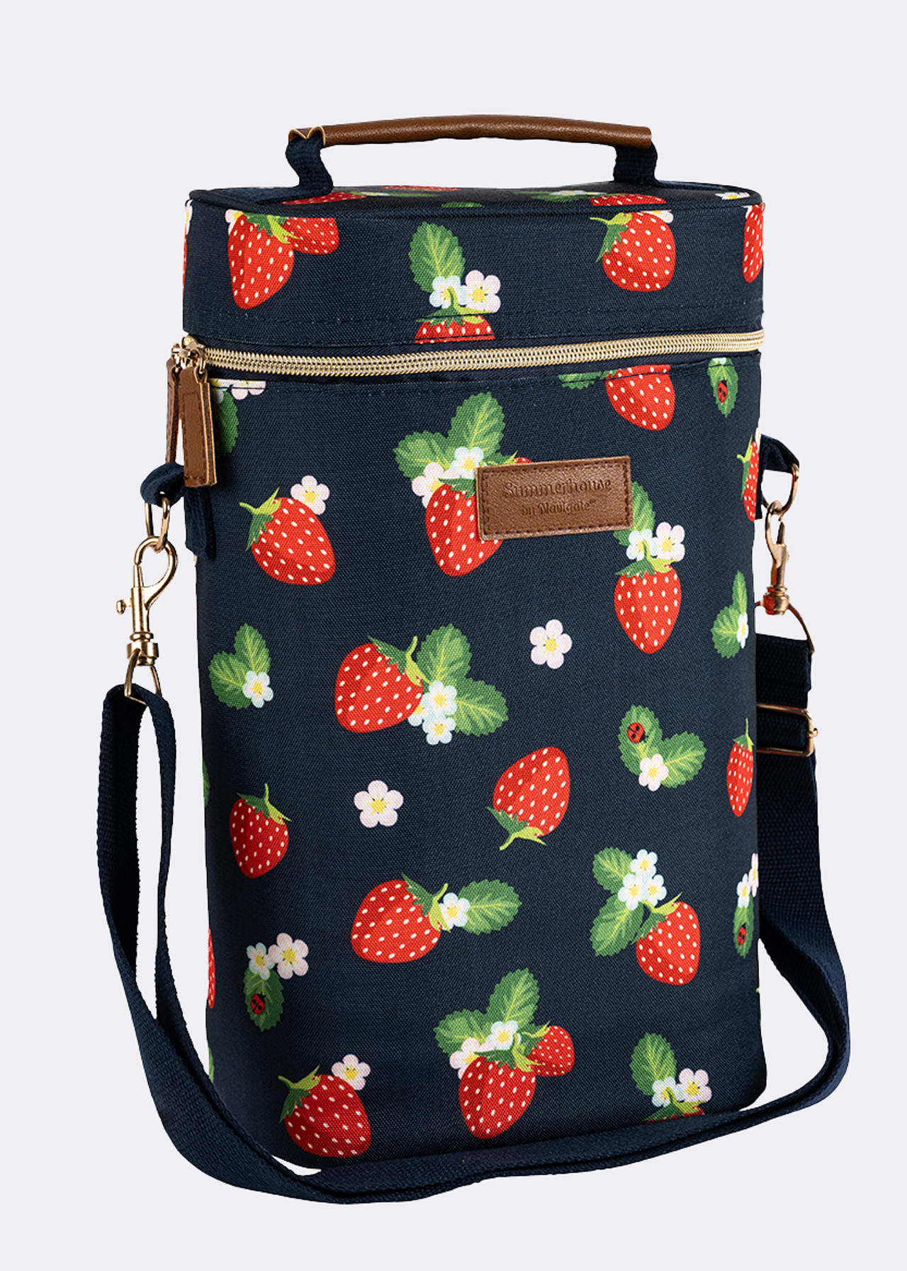 Large 2 Bottle Cooler Navy