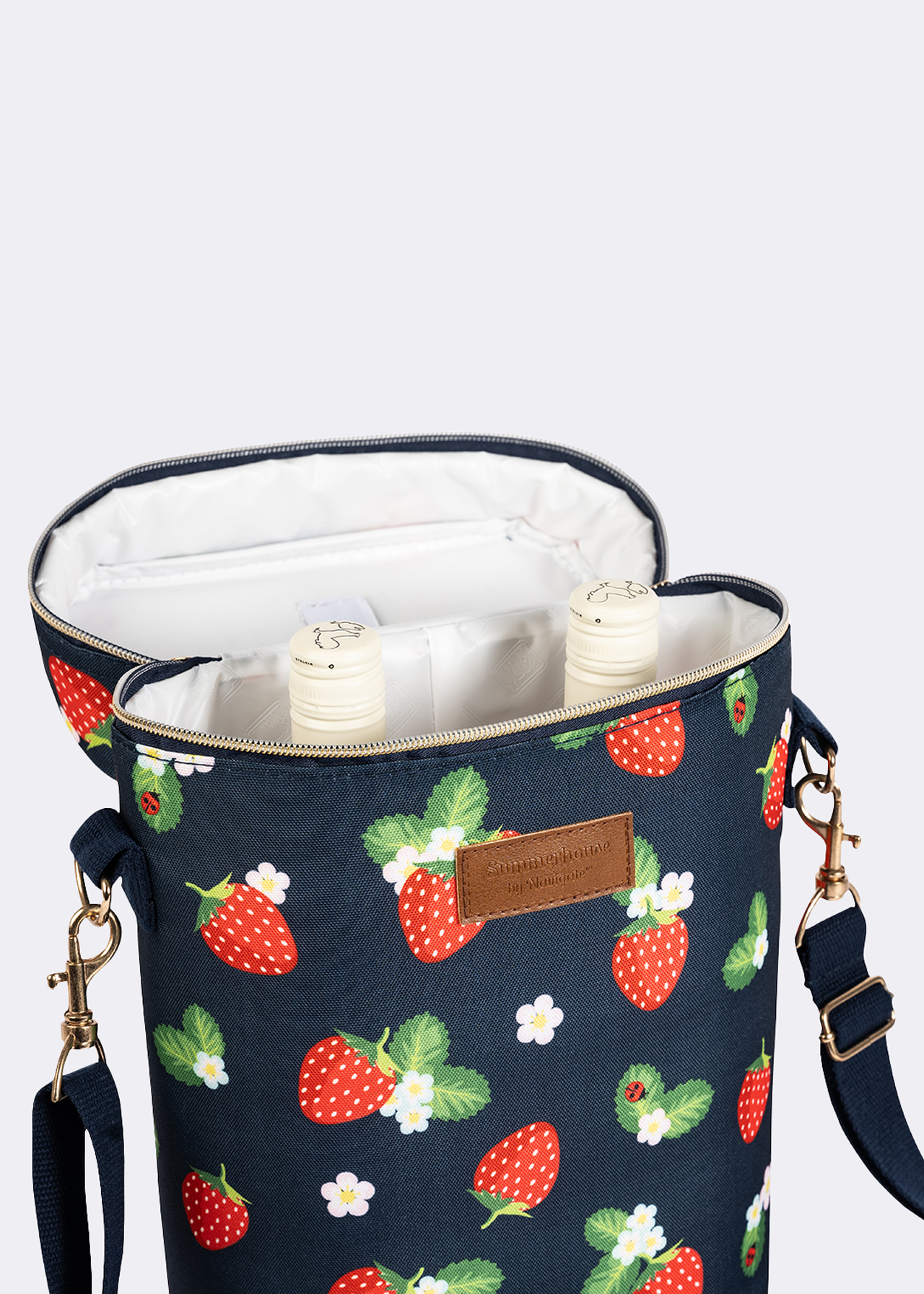Large 2 Bottle Cooler Navy