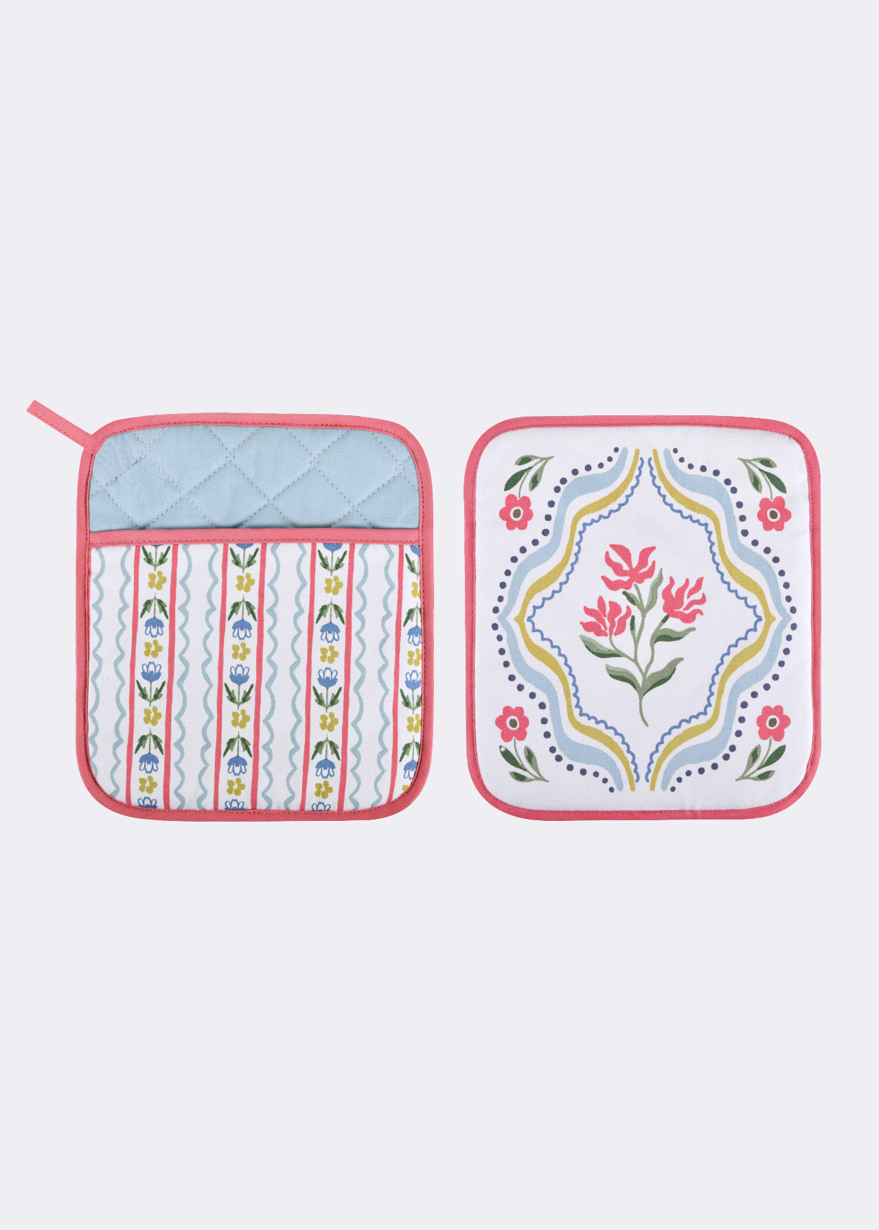 Boho Floral Pot Mitt