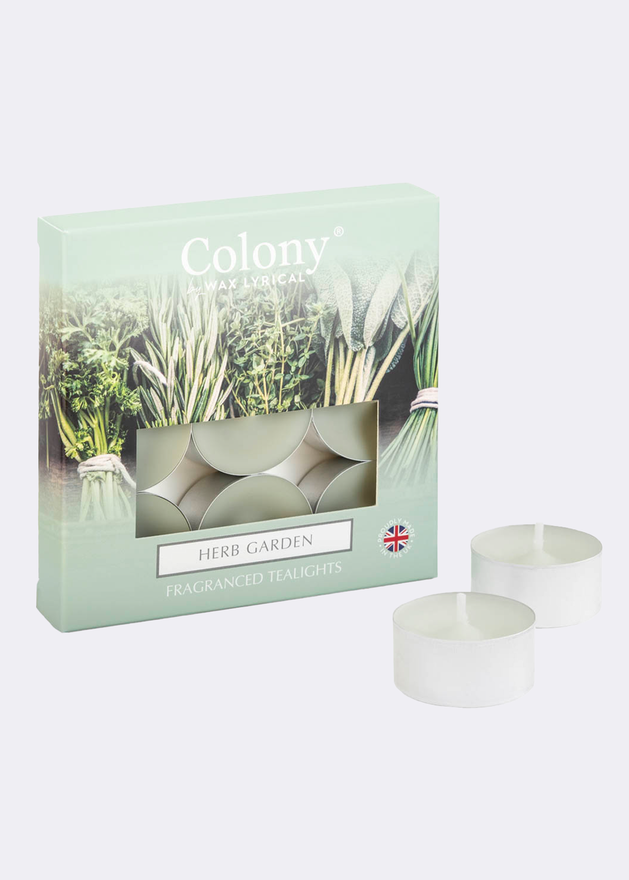 Pack of 9 herb garden tealights