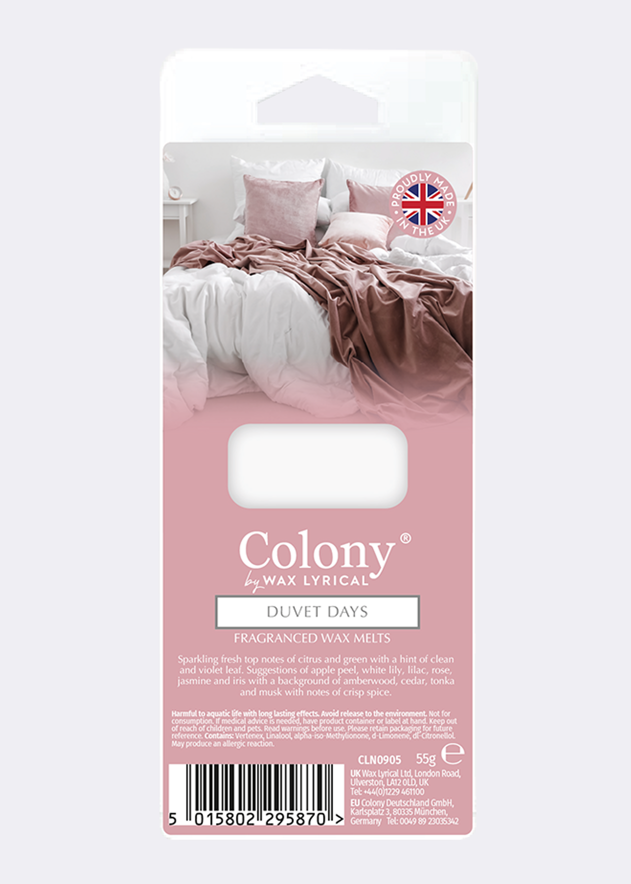 Duvet days wax melts