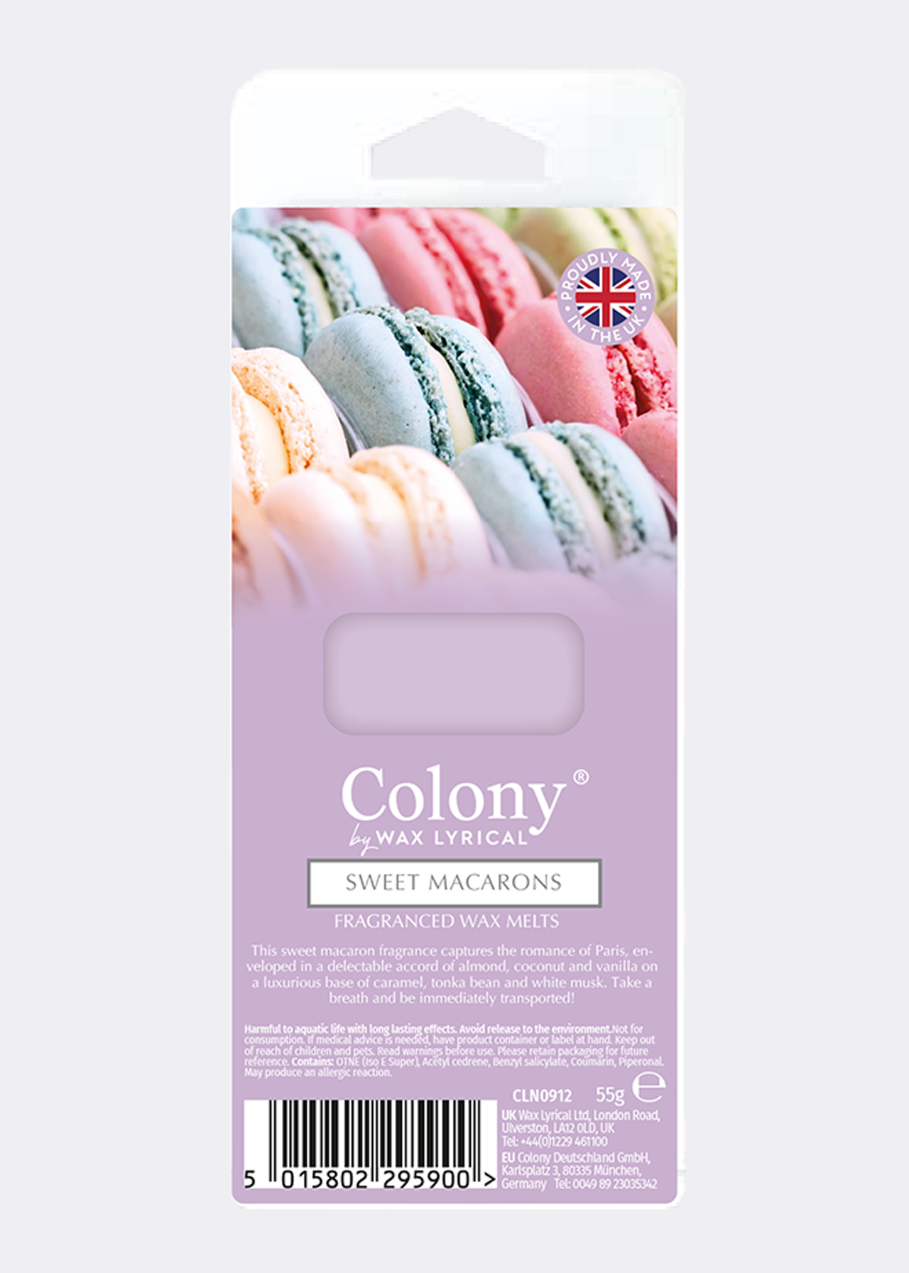 Sweet macaroons wax melts