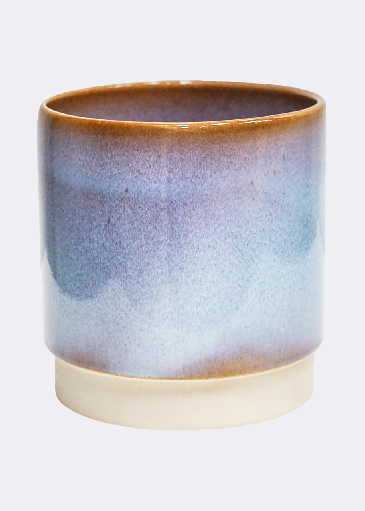Copenhagen two tone blue planter 13.5cm
