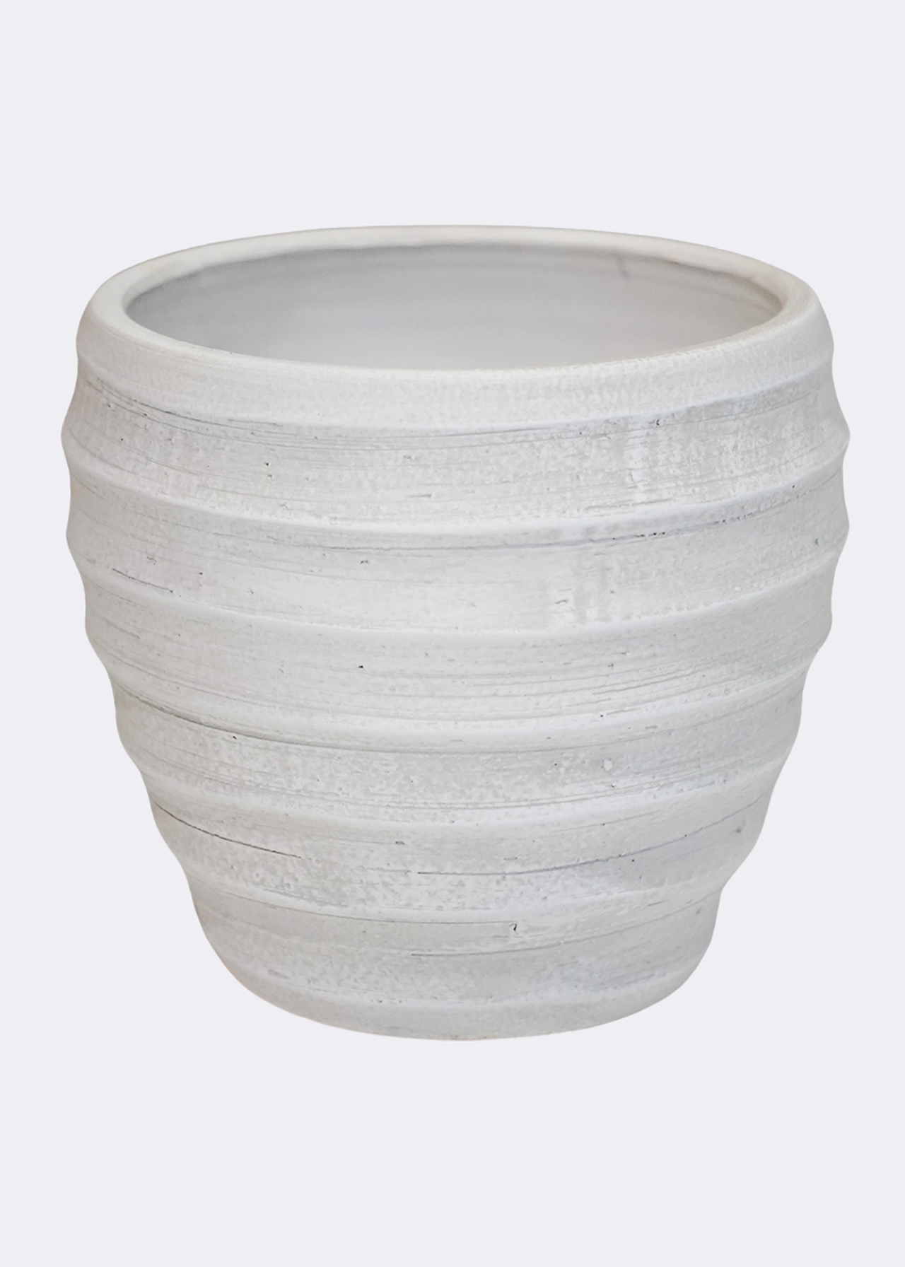 Beatrice white planter 24cm