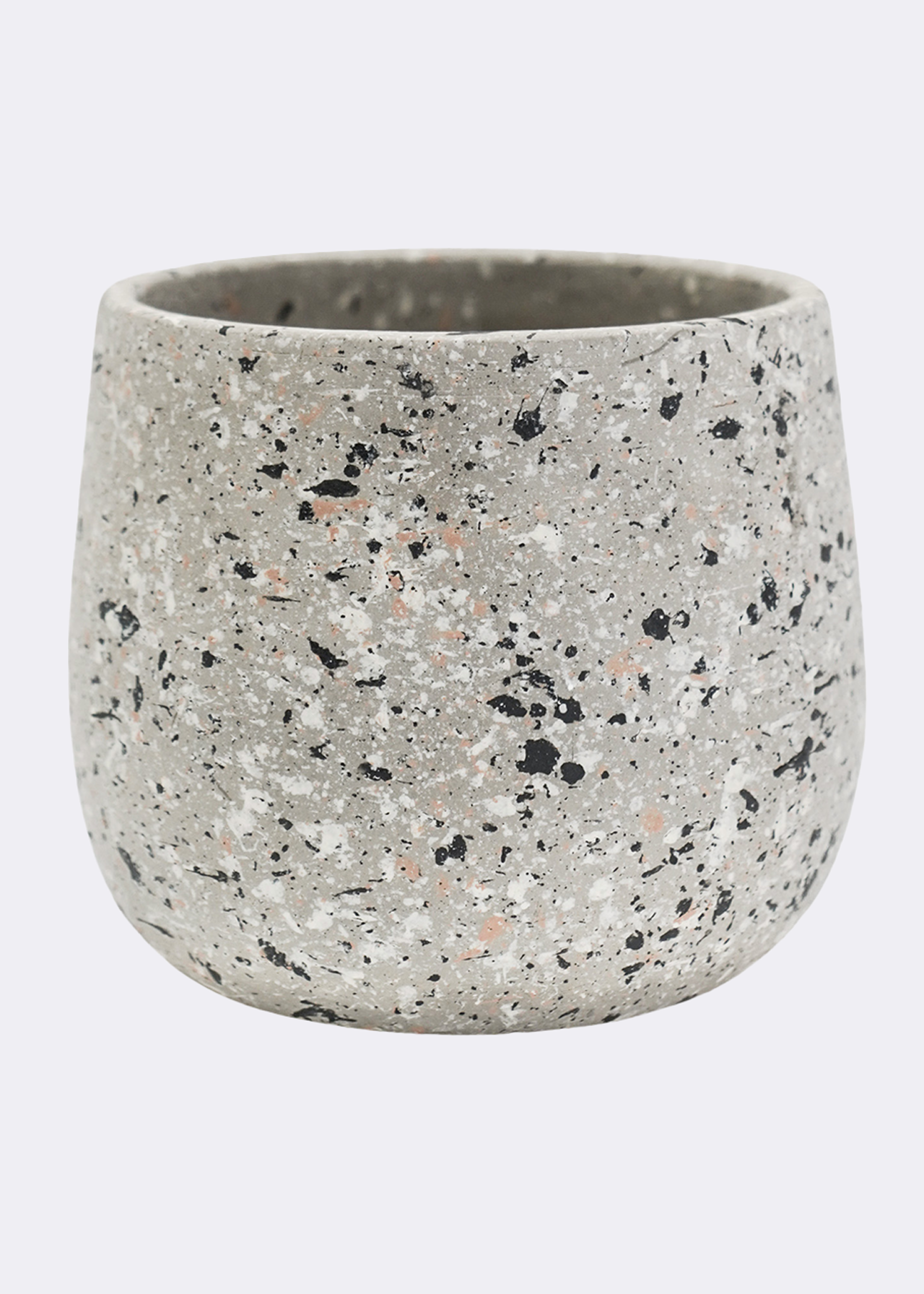 Alfie terrazzo grey planter 14cm