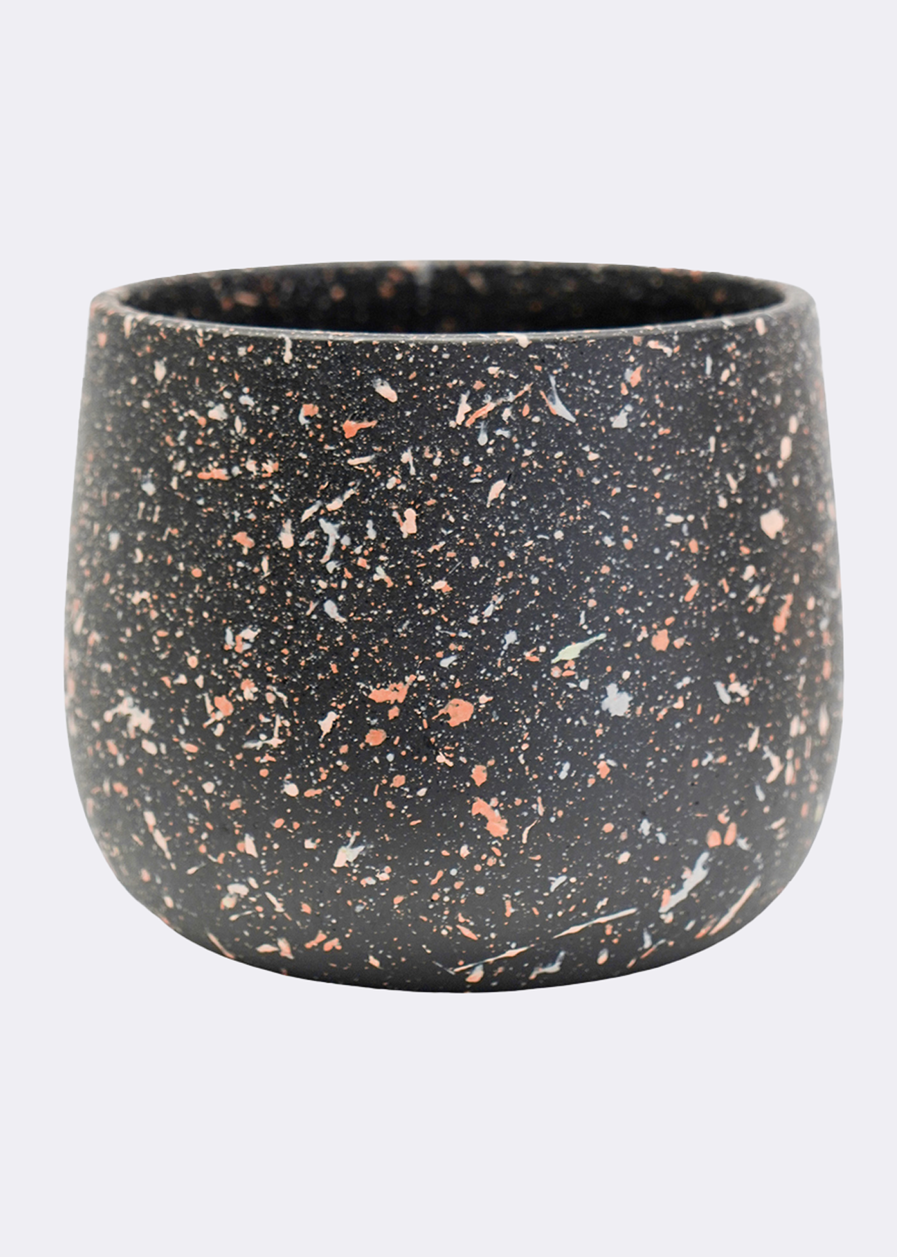Alfie terrazzo black planter 11cm