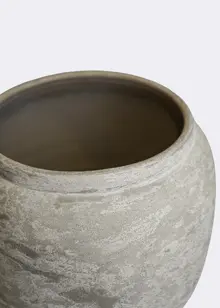 Milos Rustic Round Planter 26cm