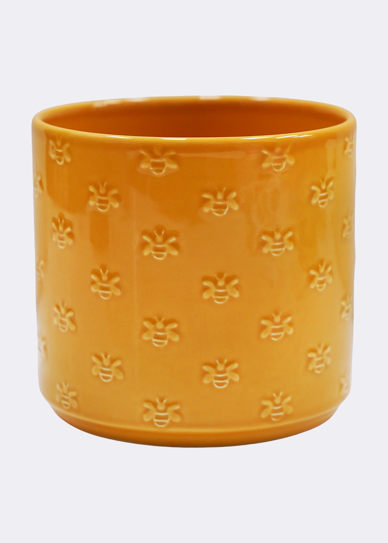 Arley yellow bee planter 13.5cm