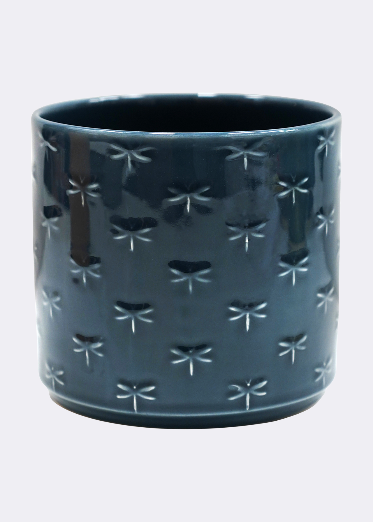 Arley blue dragonfly planter 12.5cm