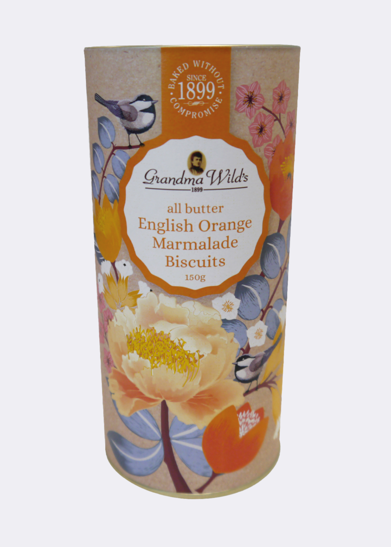 Floral Botanical All Butter English Marmalade Biscuits