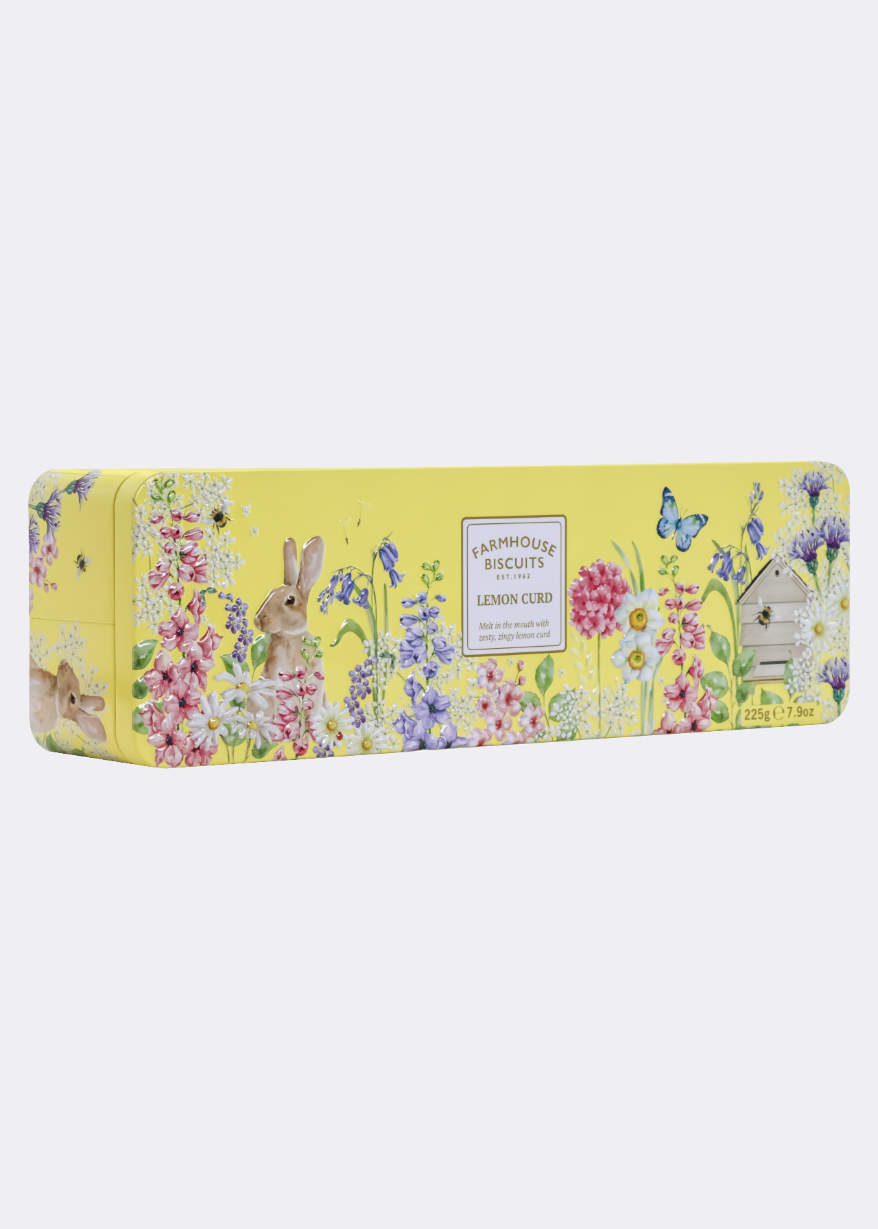 Farmhouse Biscuits Lemon Curd Biscuits In English Garden Tin