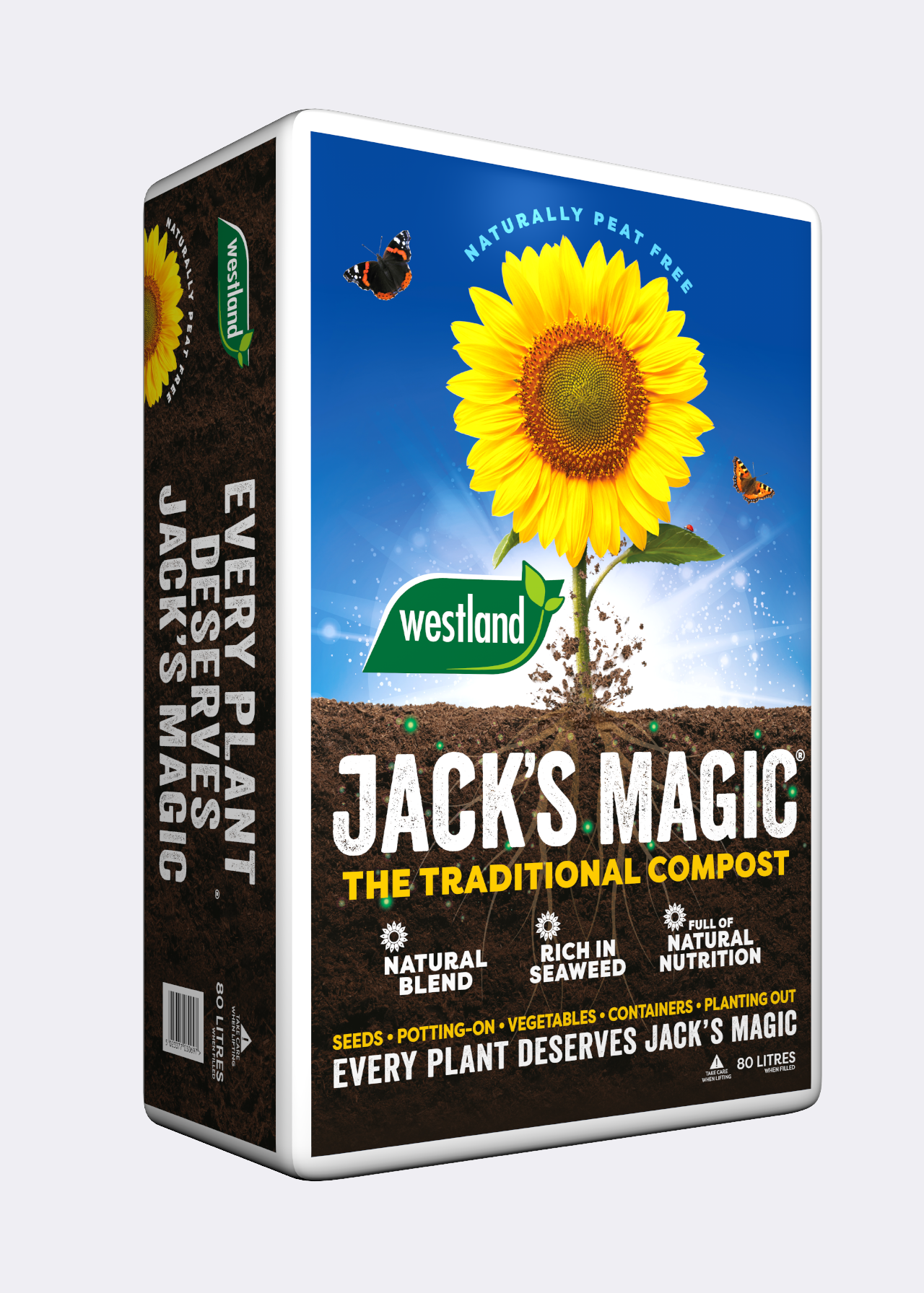 80L Jack's Magic Peat Free All Purpose Compost
