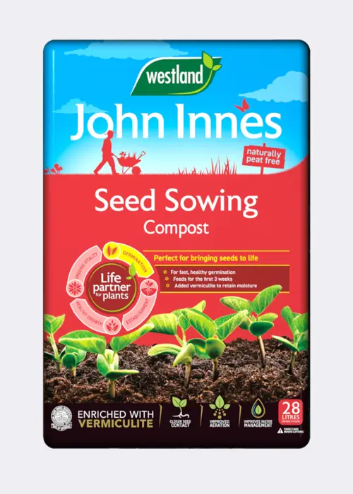 A photo of 28L John Innes Peat Free Seed Sowing Compost