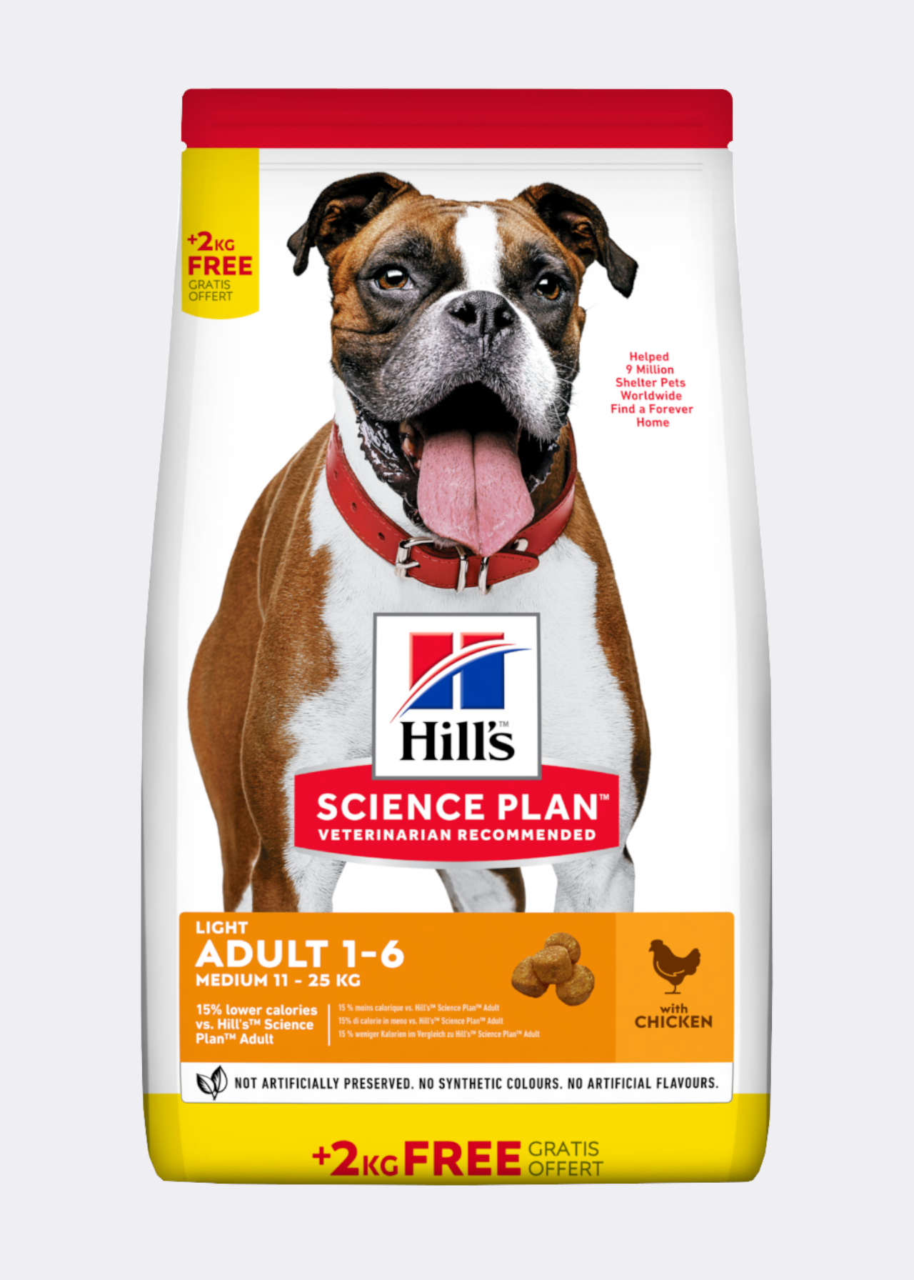 Hill's SP 2.5kg Adult Light Medium Dry Dog Chicken 2.5kg