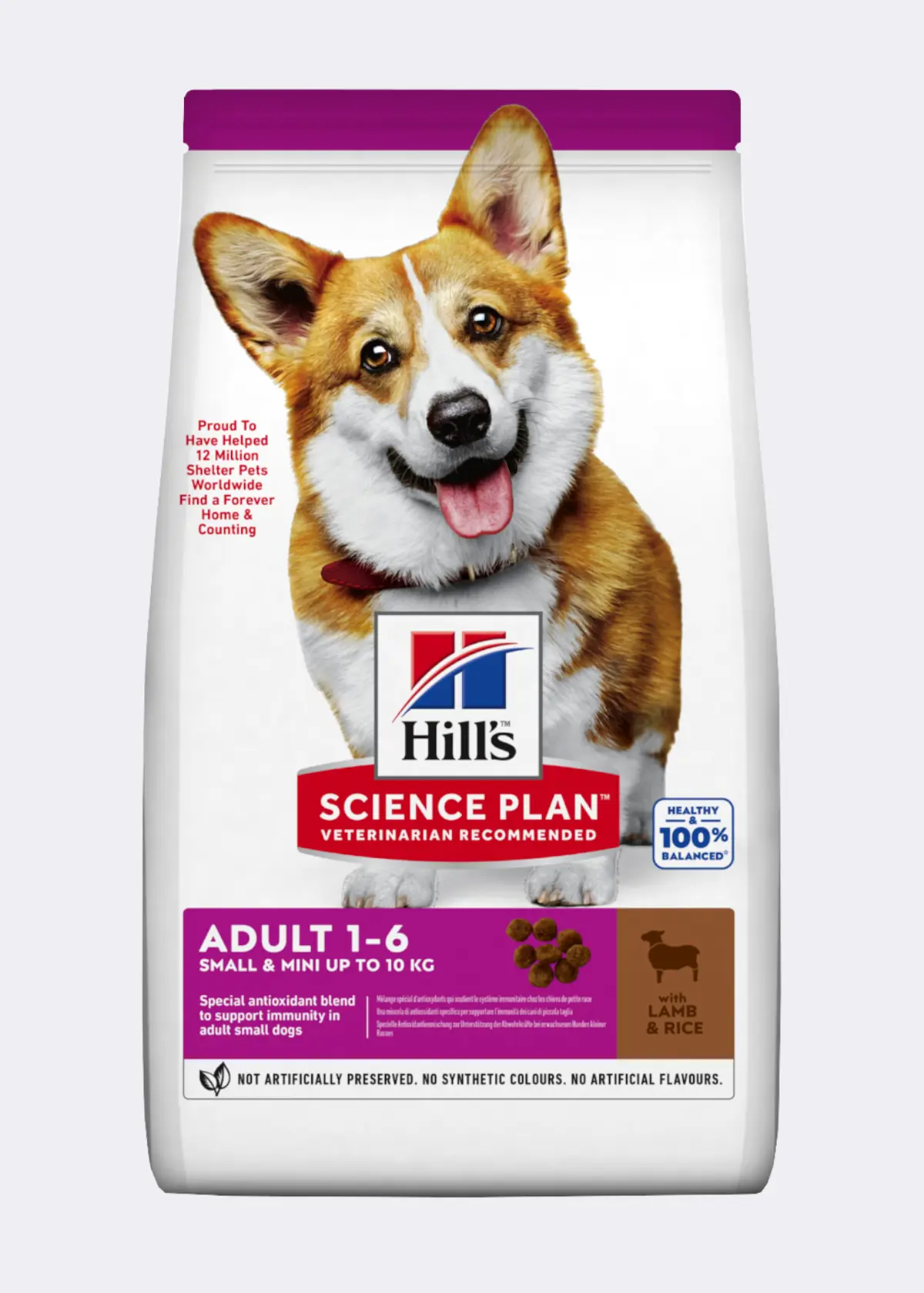 Hill's SP Adult Small & Mini Dry Dog Lamb & Rice 1.5kg