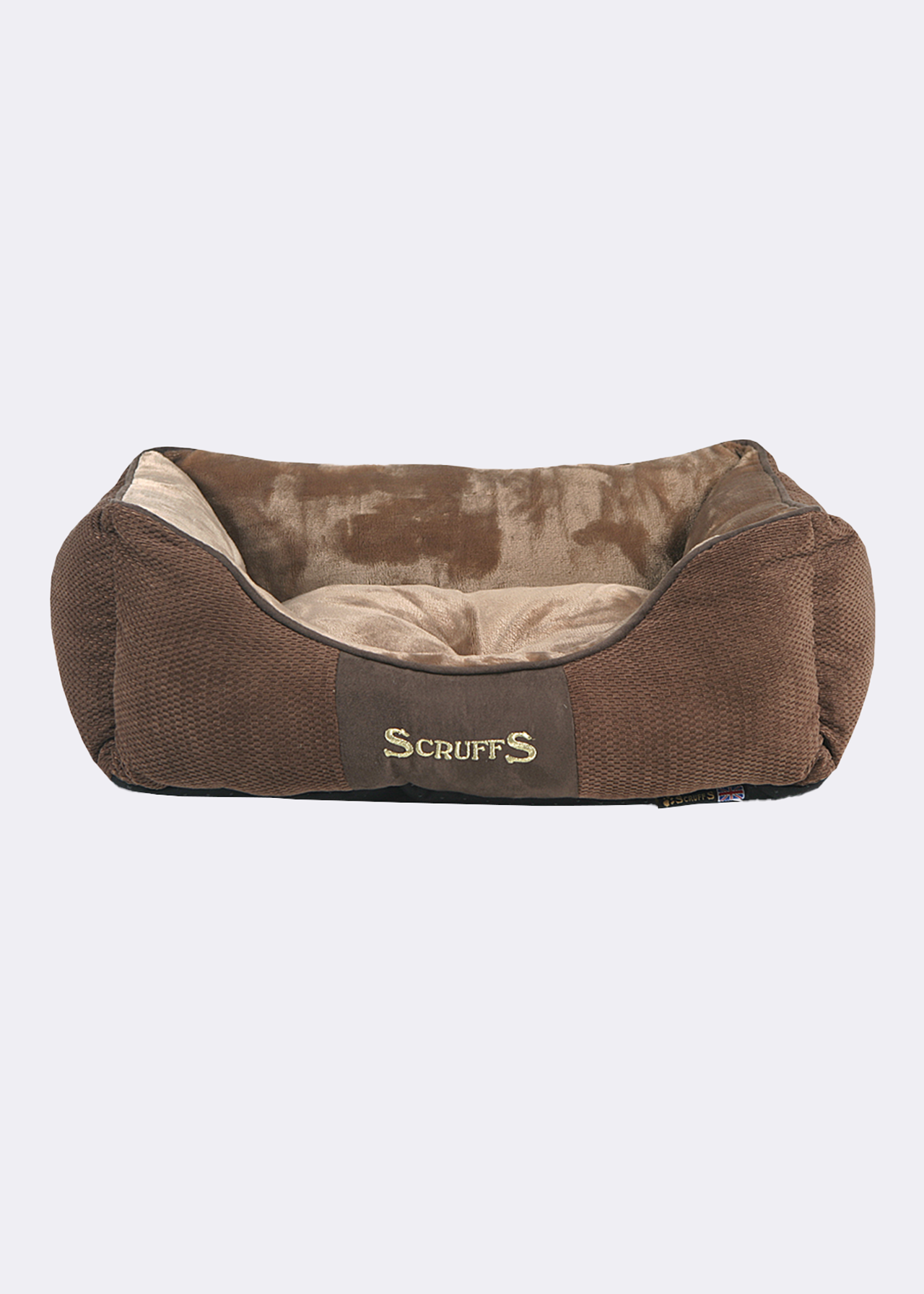 Scruffs Chester Box Dog Bed Small Chocolate