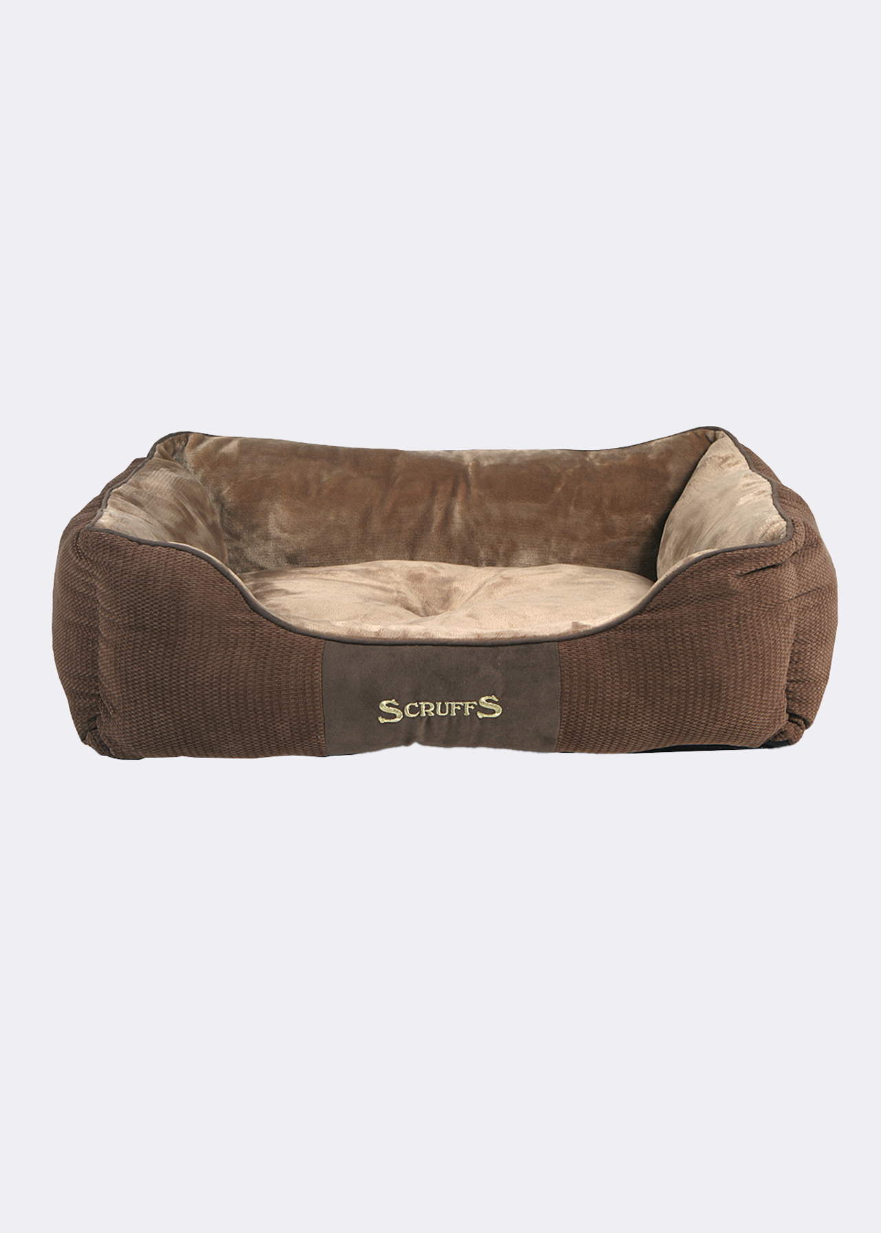 Scruffs Chester Box Dog Bed Large Chocolate