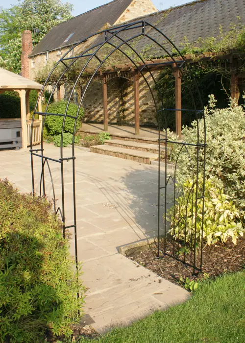 A photo of Gothic Garden Arch with Ground Spikes