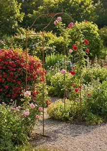 Arcadia Softstanding Bare Metal Garden Arch
