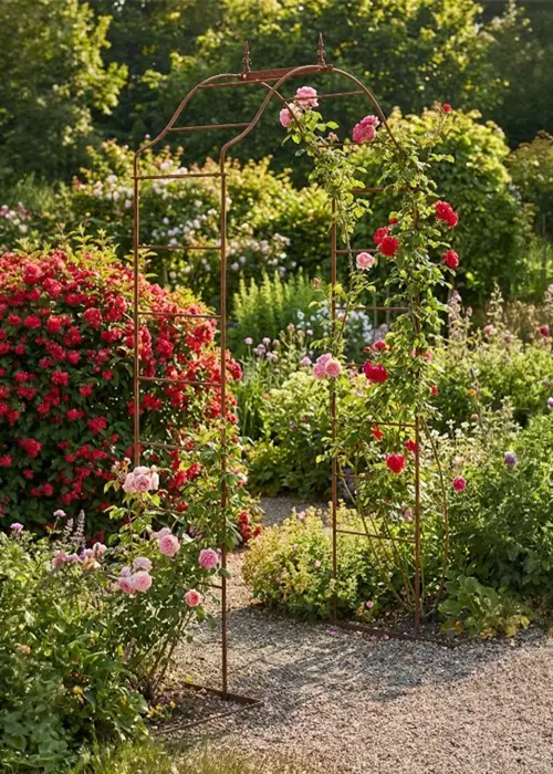 A photo of Arcadia Softstanding Bare Metal Garden Arch