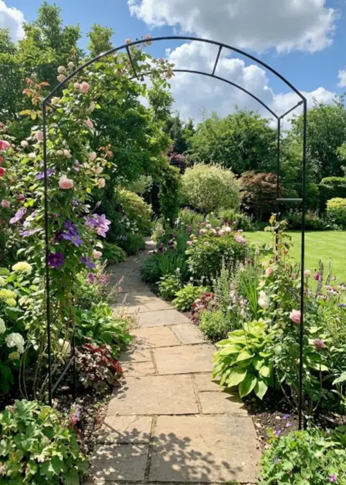 A photo of Monet Softstanding Garden Arch