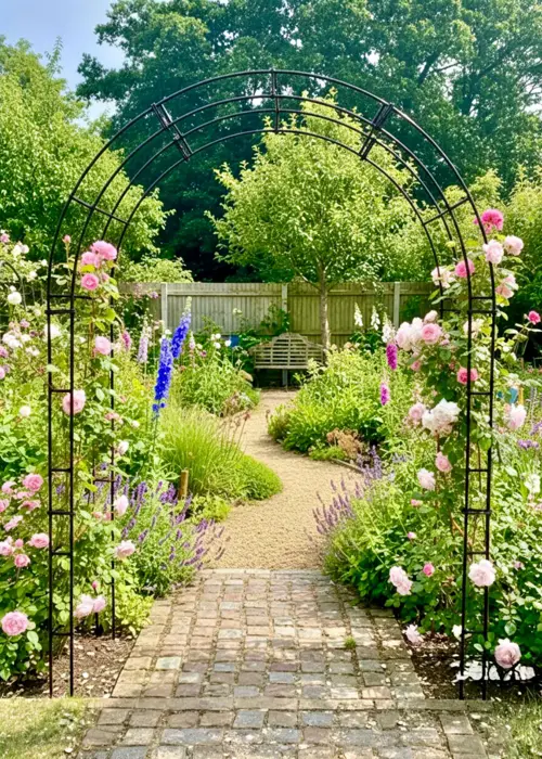 A photo of Paris Garden Arch with Ground Spikes