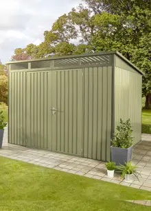 Hixon Garden Shed 2.4 x 1.84 x 2.13m Green