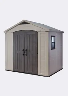 Keter Factor 8x6 Resin Garden Shed with Double Doors