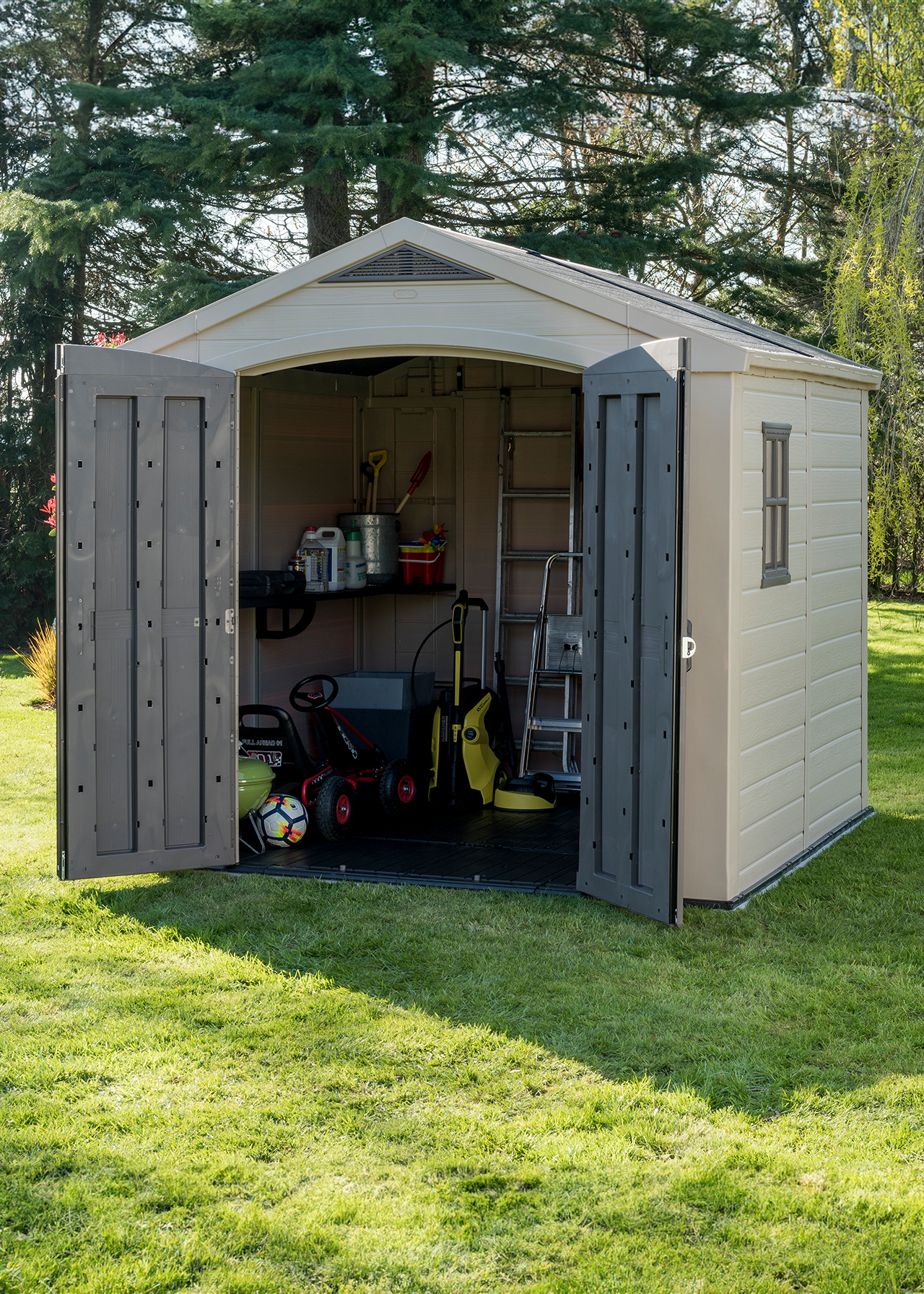Factor 8x8 garden shed
