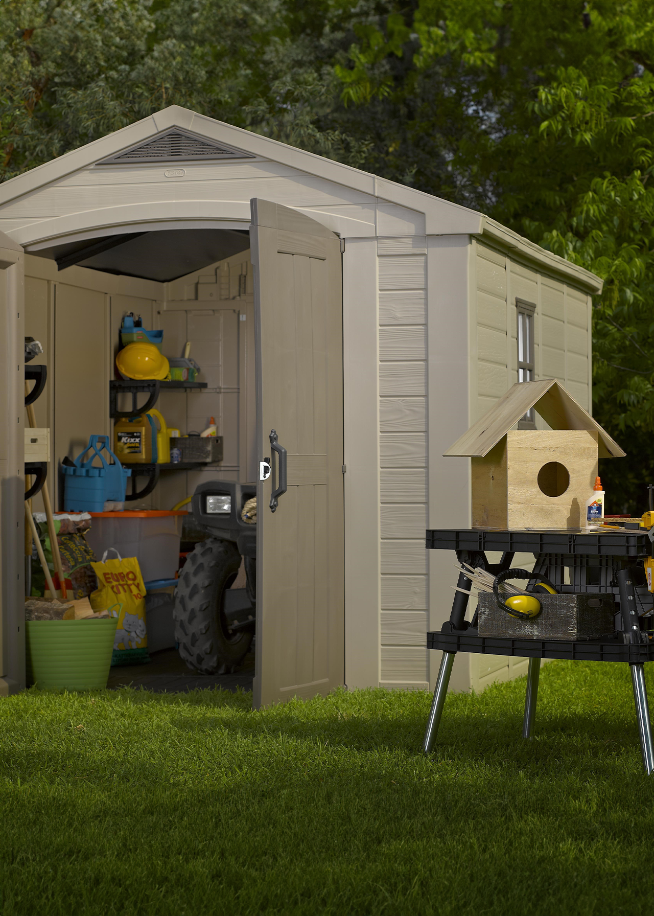 Factor 8x11 garden shed