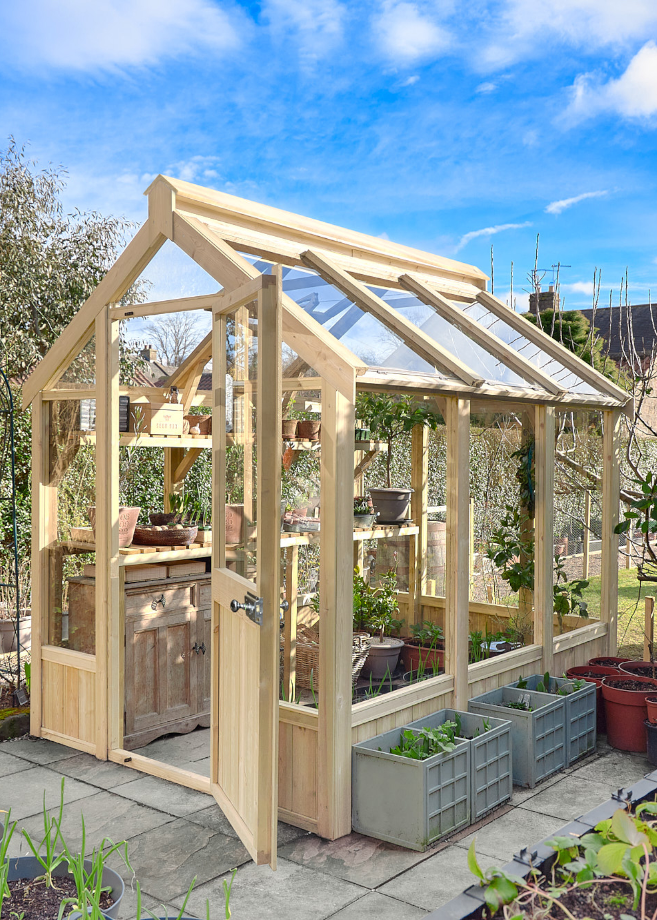 Modular 8x6 Vale Greenhouse (Installed)
