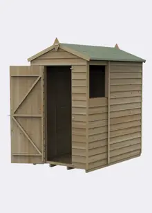 4LIFE Apex Shed 4x6 With Single Door & 1 Window