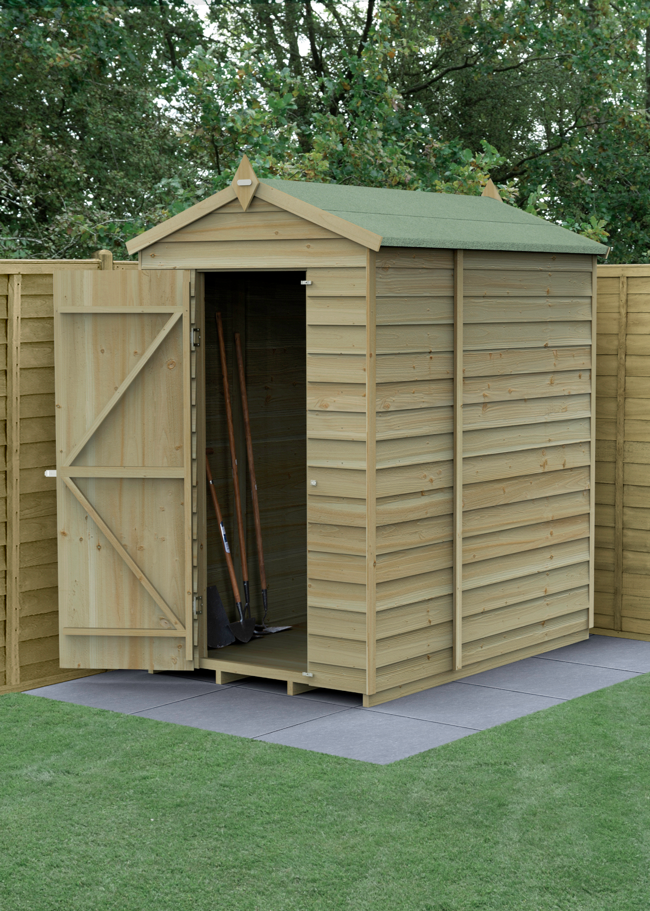 4LIFE Apex Shed 4x6 with Single Door