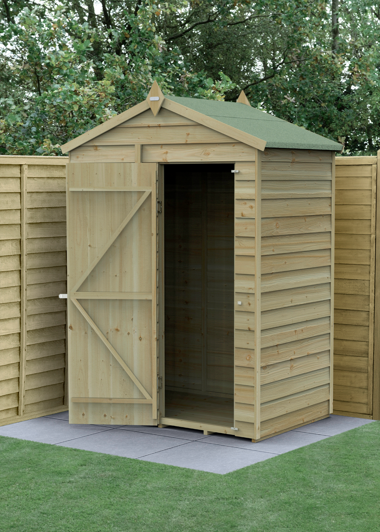 4LIFE Apex Shed 5x3 with Single Door