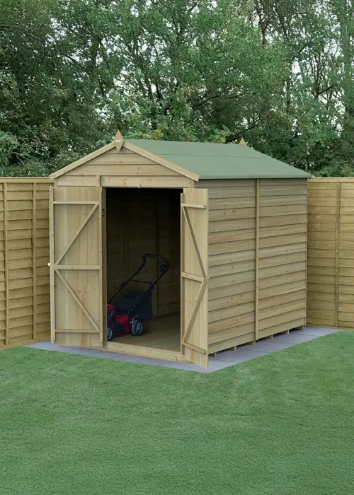 4LIFE Apex Shed 6x8 With Double Door (Installed)