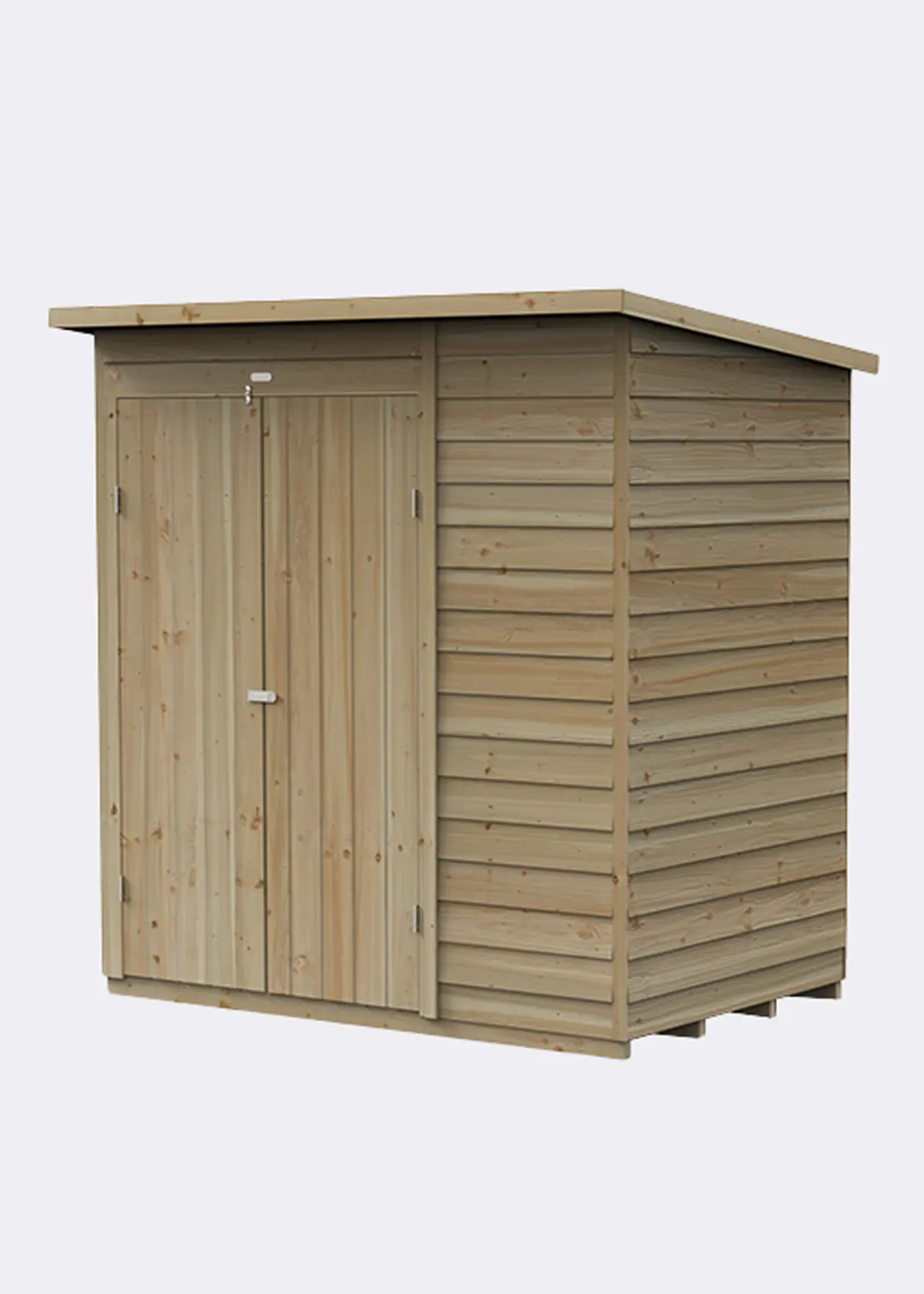 A photo of 4LIFE Pent Shed 6x4 With Double Doors