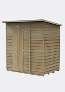 4LIFE Pent Shed 6x4 With Single Door