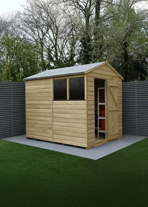 Beckwood 6x8 Apex Shed With 2 Windows