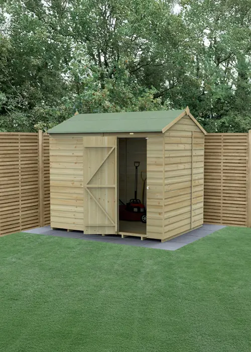 Beckwood 8x6 Reverse Apex Shed (Installed)