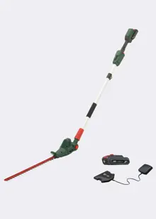 Webb Eco 20V Long Reach Hedge Trimmer with 2ah Battery and C