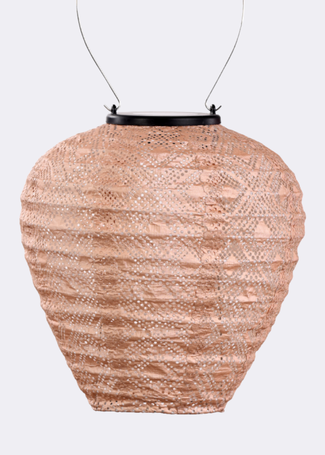 Balloon solar lantern 23cm pink
