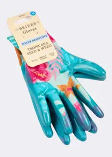Seed & Weed Gardening Gloves Medium Tropicana