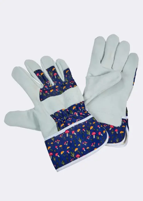 A photo of Premium Lightweight Rigger Gardening Gloves Medium Mushrooms
