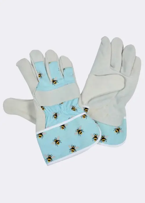 A photo of Premium Lightweight Rigger Gardening Gloves Medium Bees