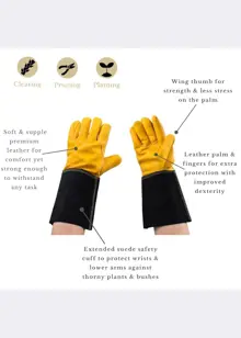 Kent & Stowe Luxury Gauntlet Ladies Gardening Gloves Medium