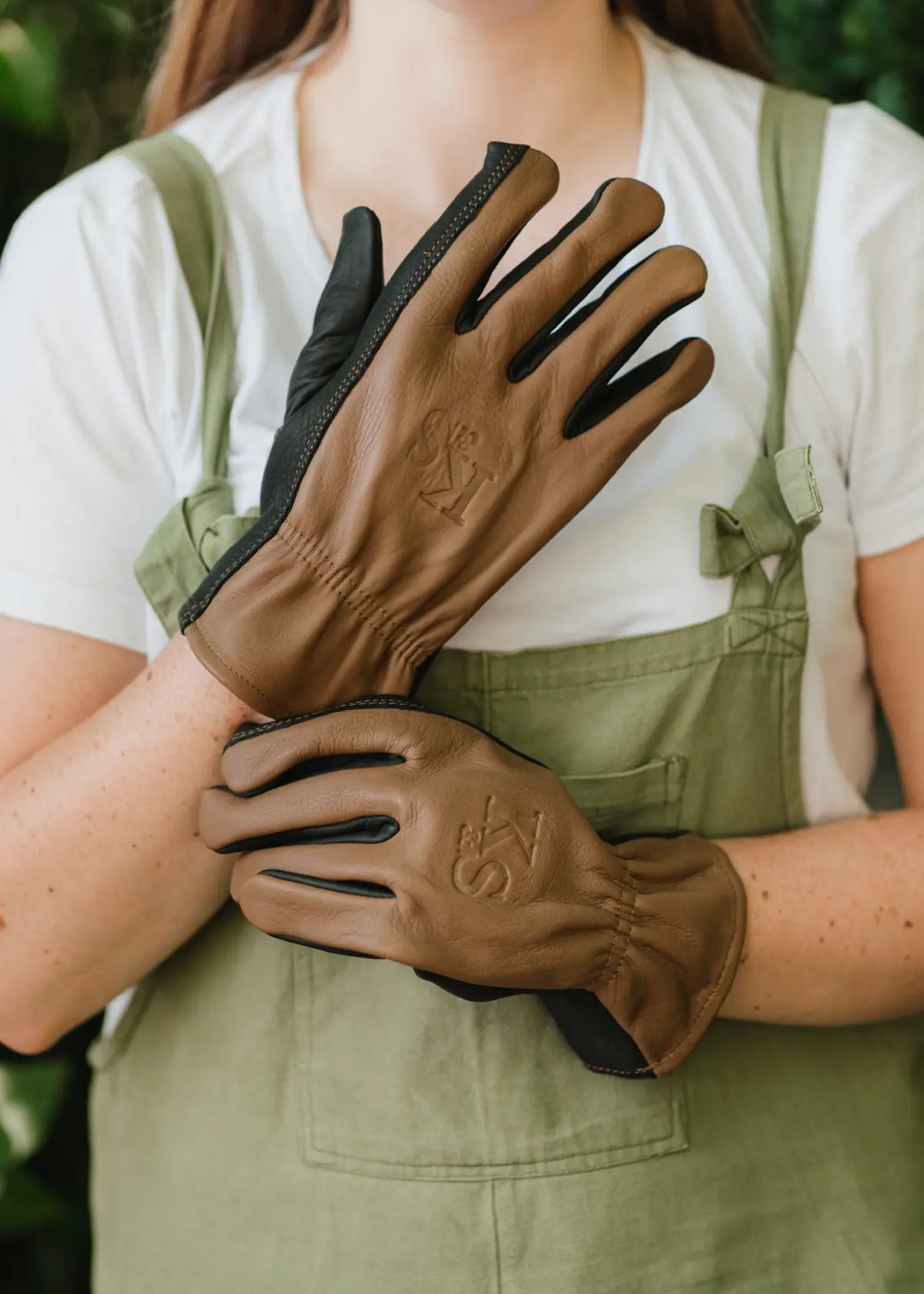 Kent & Stowe Sure & Soft Leather Gardening Gloves Medium