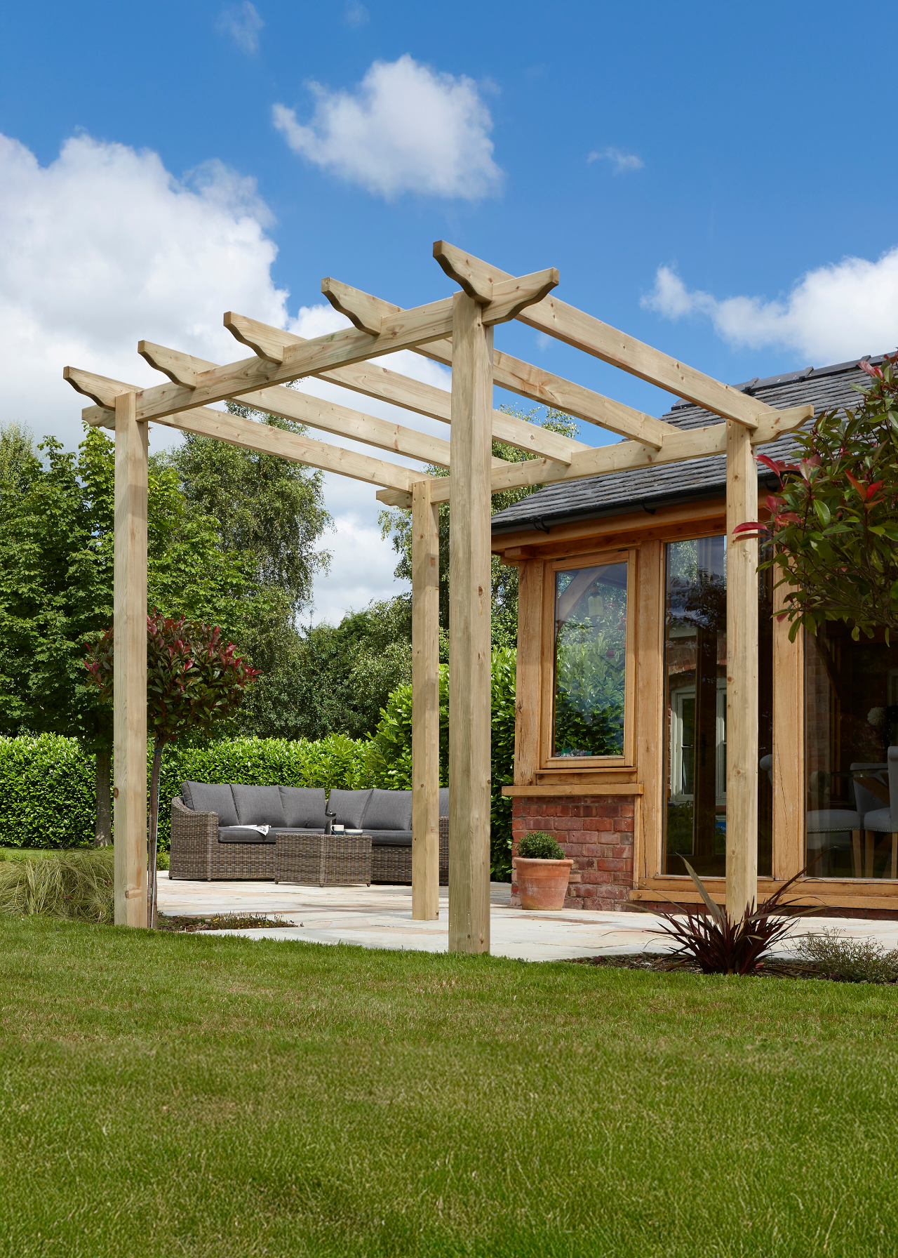 Traditional Wooden Pergola