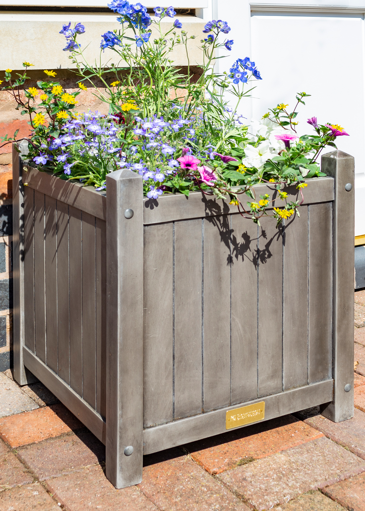 Alderley Grey Square Planter